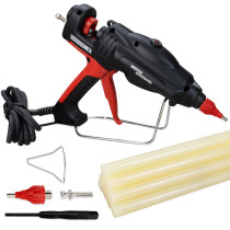 Industrial 450W Hot Glue Gun with 10 pcs Glue Sticks, Cardboard Glue